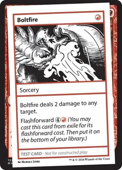 Boltfire x1 1x Mystery Booster 2 Playtest Card NM MTG - Image 1