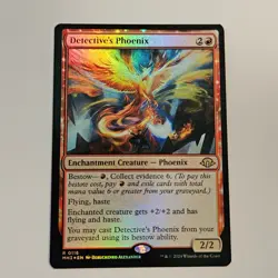 Detectives Phoenix Modern Horizons 3 Foil LP MTG Magic the Gathering 116 - Image 1