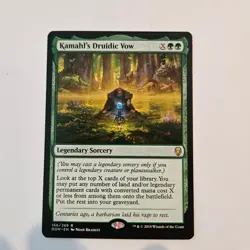 Kamahls Druidic Vow Dominaria 166 NM MTG Magic the Gathering - Image 1