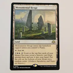 Monumental Henge Modern Horizons 3 22 NM MTG Magic the Gathering - Image 1