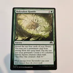 Malevolent Rumble Modern Horizons 3 161 NM MTG Magic the Gathering - Image 1