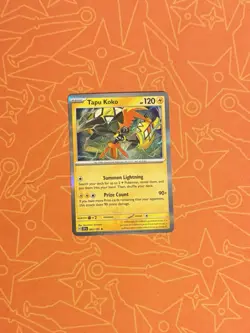 NM Tapu Koko 065/191 SSP EN Holo Rare Pokemon Surging Sparks 2024 - Image 1