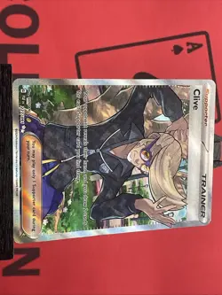 Clive 227/091 Paldean Fates Holo Double Rare Full Art Pokemon TCG 2024 NM - Image 4