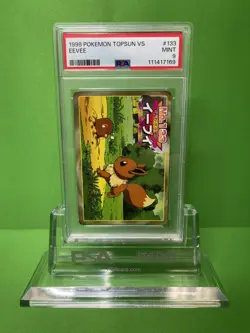 1998-99 POKEMON TOPSUN VS 133 EEVEE PSA 9 - Image 1