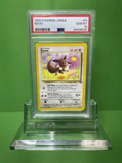 1999 POKEMON JUNGLE EEVEE 51 PSA 10 - Image 1