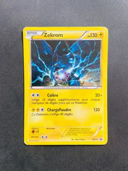 Carte Pokemon Zekrom BW24 HOLO PROMO Noir Et Blanc N&B - Image 1