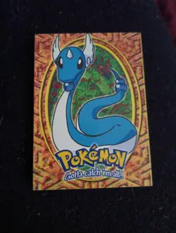Pokemon 1999 Black TOPPS Label Dragonair #148 E11 OF 12 NM Vintage - Image 1