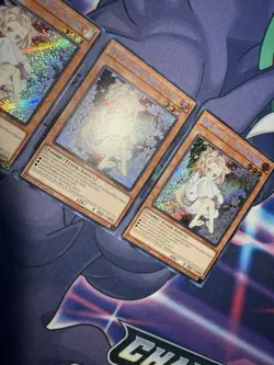 3x Ash Blossom & Joyous Spring Secret Rare RA04-EN025 Yugioh Playset - Image 3