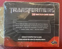 TRANSFORMERS 3D BATTLE CARD GAME Display Box ... 30 Booster - WOC21701 - Image 4