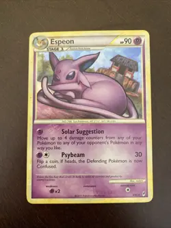 Espeon Holo Rare 4/95 2011 HGSS Call of Legends Pokemon TCG Card - Image 1