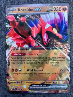 Pokemon - Koraidon ex - SVP029 - Black Star Promo - Half Art Card - Image 1