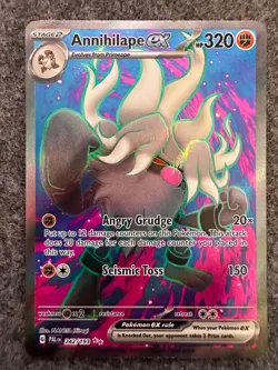 Pokemon S&V Paldea Evolved Annihilapel EX Ultra Rare Full Art Holo Card 242/193 - Image 1