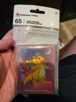 Dreamy Dragonite Pikachu Sleeves (65 Card Sleeves) Pokemon Center Official - NEW - Image 1