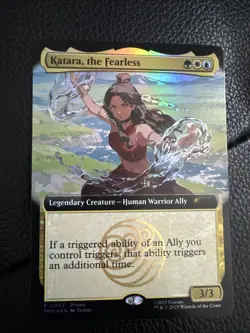 Magic The Gathering Avatar Katara The Fearless Promo Card SDCC 2025 - IN HAND - Image 1