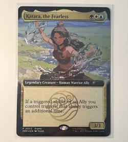 Magic The Gathering Avatar Katara The Fearless Promo Card SDCC 2025 - IN HAND - Image 1