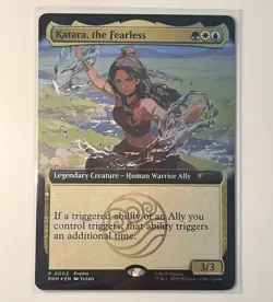 Magic The Gathering Avatar Katara The Fearless Promo Card SDCC 2025 - IN HAND - Image 2