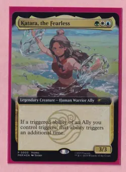 Magic The Gathering Avatar Katara The Fearless Promo Card SDCC 2025 - IN HAND - Image 2
