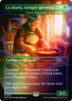 1x - La abuela, siempre generosa [Tireless Provisioner] FOIL - Secret Lair MTG - Image 1