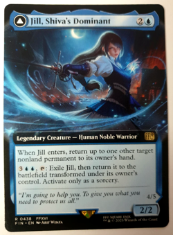 MTG Final Fantasy - Jill, Shiva's Dominant - Extended Rare - 0438 NM - Image 1