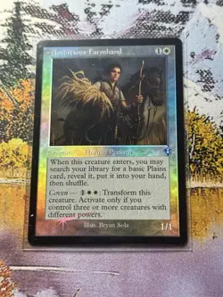 MTG Foil - Ambitious Farmhand (Retro Frame) - 448 / NM / English - Image 5