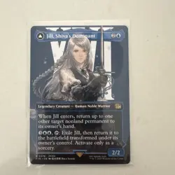 NM Borderless Jill, Shiva's Dominant, MTG, Final Fantasy, Magic, 378 - Image 1