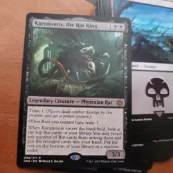 Karumonix Toxic RATS TRIBAL EDH ***Custom Commander Deck*** ALL 100 MTG Cards - Image 1