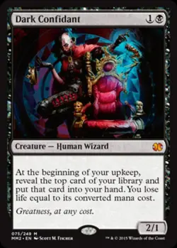 MTG English Dark Confidant NM Normal Modern Masters 2015 - Image 1