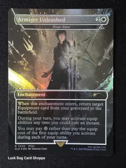 Armiger Unleashed - Forge Anew (7002) (Rainbow Foil) Secret Lair Drop Foil MTG - Image 1