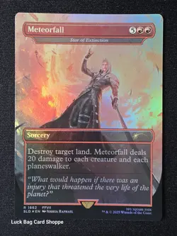 Meteorfall - Star of Extinction (1862) (Rainbow Foil) Secret Lair Drop Foil MTG - Image 1