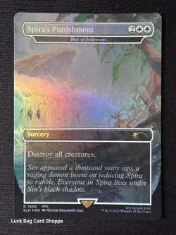 Spira's Punishment - Day of Judgement (1858) (Rainbow Foil) Secret Lair Drop MTG - Image 1