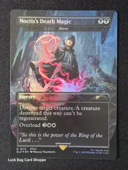 Noctis's Death Magic - Damn (1870) (Rainbow Foil) Secret Lair Drop Foil MTG - Image 1
