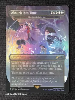 Absorb into Time - Temporal Extortion (1859) Rainbow Foil Secret Lair Drop Foil - Image 1