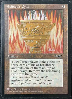 MTG Alliances Ashnod's Cylix Artifact Rare RESERVE LIST LP - Image 1