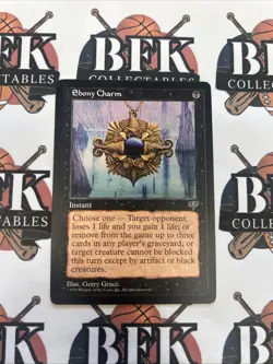 Ebony Charm (NM) Mirage MIR Magic MTG - Image 1