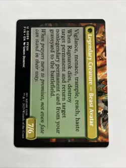Fang, Fearless L'Cie 0099 Regular Final Fantasy MTG - Image 2