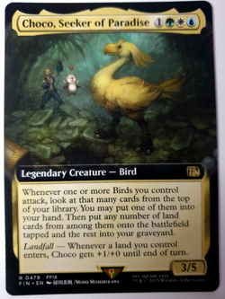 MTG Final Fantasy - Choco, Seeker of Paradise - Extended Rare - 0479 NM - Image 1