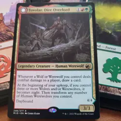 Tovolar, Dire Overlord / The Midnight Scourge WOLF Werewolves Deck COMMANDER MTG - Image 1