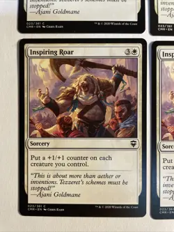 4x Mtg Commander Legends Inspiring Roar NM/M Magic The Gathering - Image 2