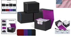 Compact MTG Commander Deck Box with Strong Magnetic Closure & Style - Image 2