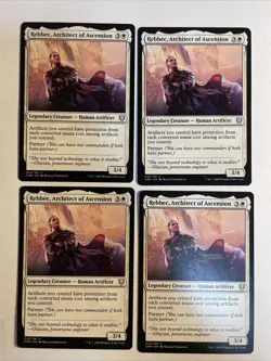 4x Mtg Commander Legends Rebbec, Architect Of Ascension NM/M Magic The Gathering - Image 1