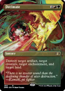 MTG DECIMATE 444 EXC - DECIMARE - DMR X EN - MAGIC - Image 1