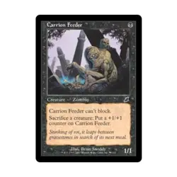 WOTC MtG Scourge Carrion Feeder (C) (Foil) EX - Image 1