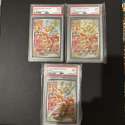 2024 POKEMON TWM EN-TWILIGHT MASQUERADE ILLUSTRATION RARE #188 EEVEE PSA 9 - Image 2