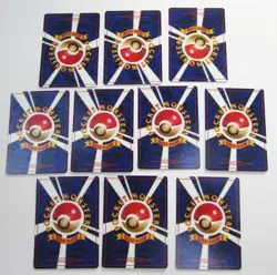 Lot of 10 Japanese Pokemon Cards Old Back UNPLAYED Grimer Bulbasaur Dewgong Abra - Image 3