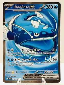 Pokemon Dondozo ex 211/182 Destined Rivals Scarlet & Violet Ultra Rare Full Art - Image 2