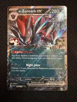 Play! Pokemon Prize Pack Series 7 Journey Together N's Zoroark ex - Image 1