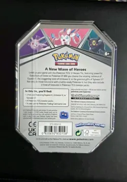3 Pokemon V Heroes Collectors Tins Sylveon V Umbreon V Espeon V TCG 2022 - Image 3