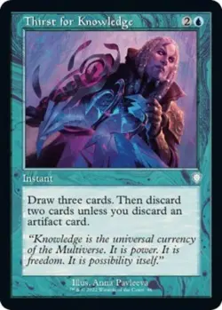 Thirst for Knowledge - Near Mint MTG Commander: The Brothers' War - Image 1