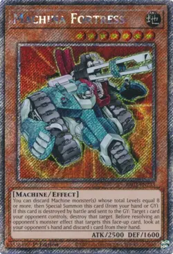 Yugioh! Machina Fortress - RA03-EN233 - Platinum Secret Rare - 1st Edition Near - Image 1