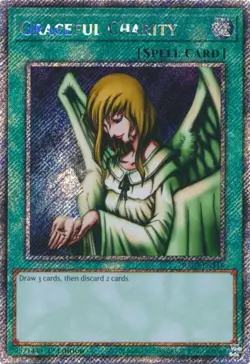 Yugioh! Graceful Charity - RA03-EN116 - Platinum Secret Rare - 1st Edition Near - Image 1